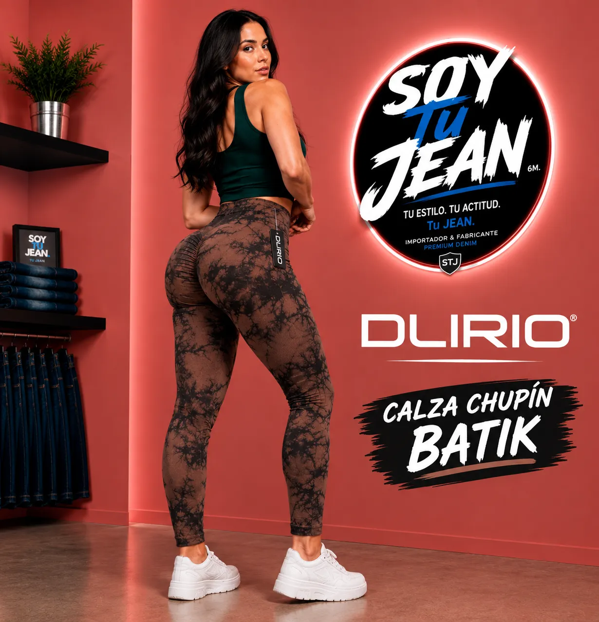 Calza chupin marrón batik (DLIRIO)