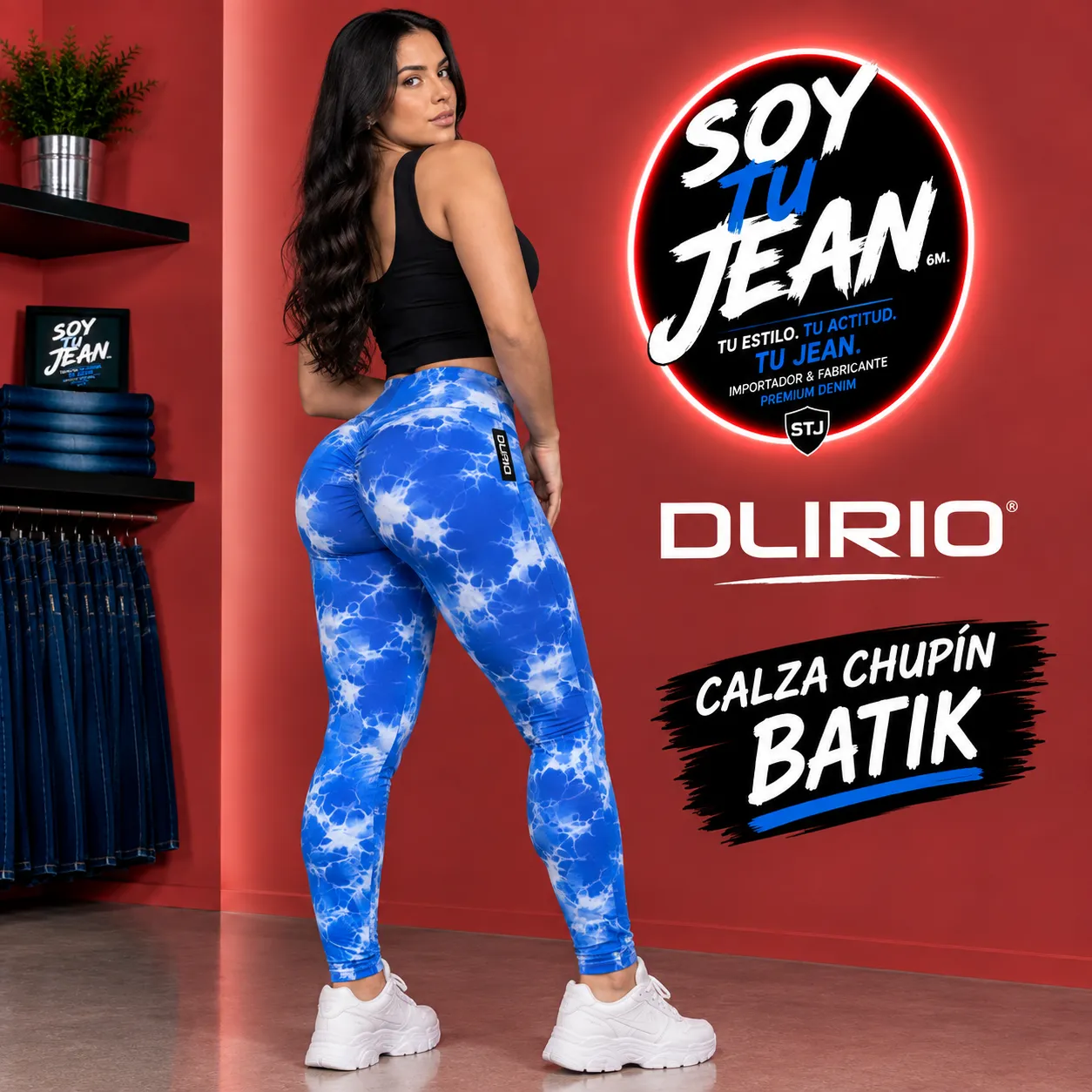 Calza chupin azul batik (DLIRIO)