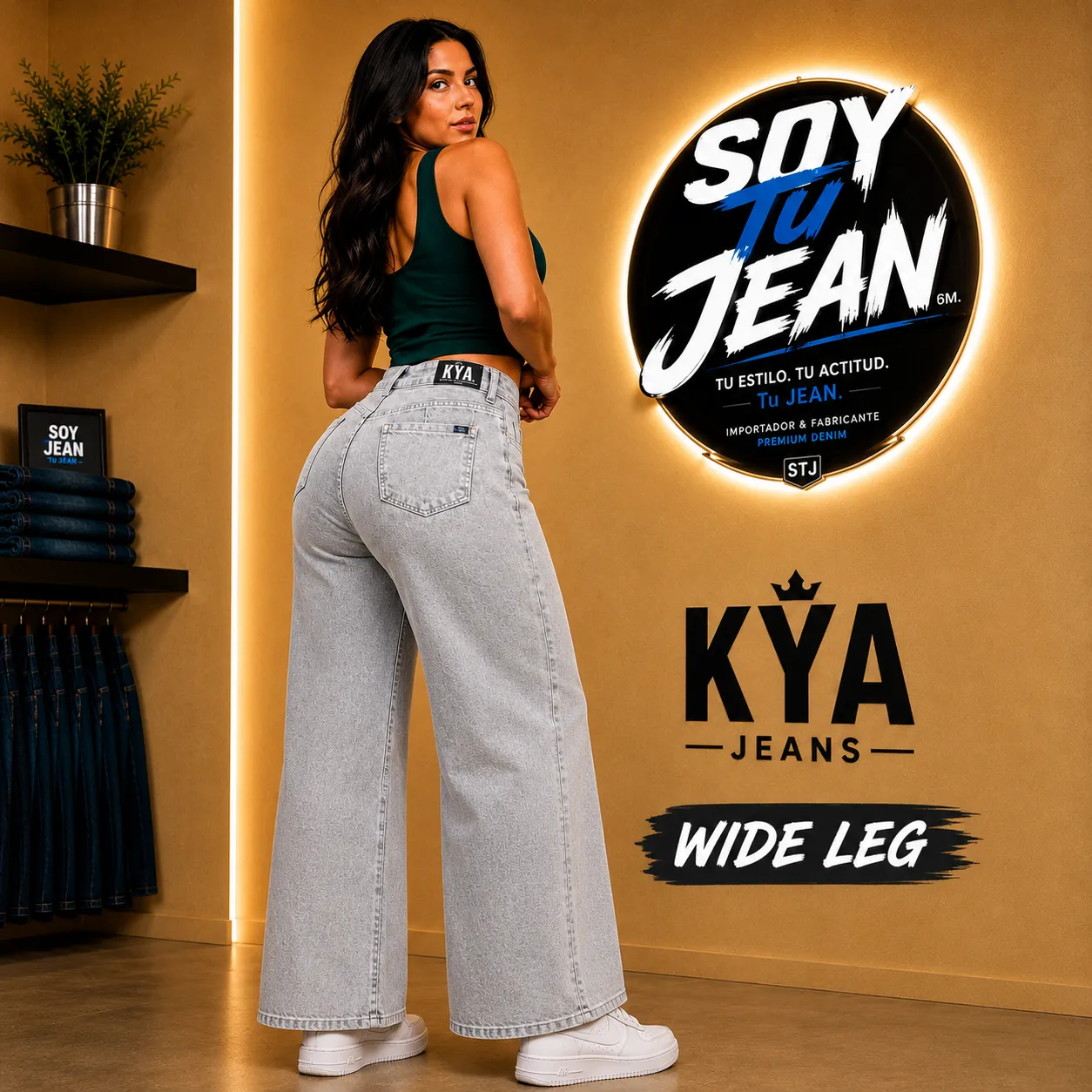 WIDE LEG GRIS CLARO