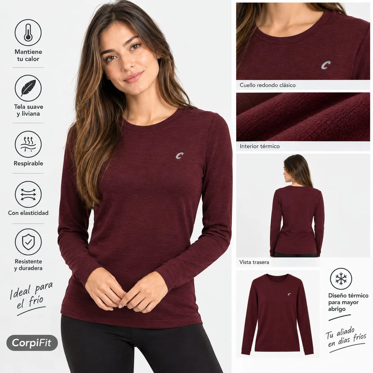 Camiseta Térmica Winter Mujer