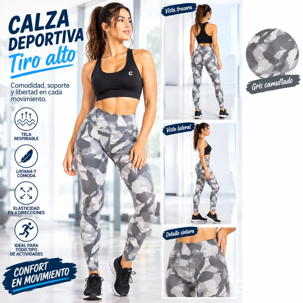 Calza Larga Total Sublimada Premium
